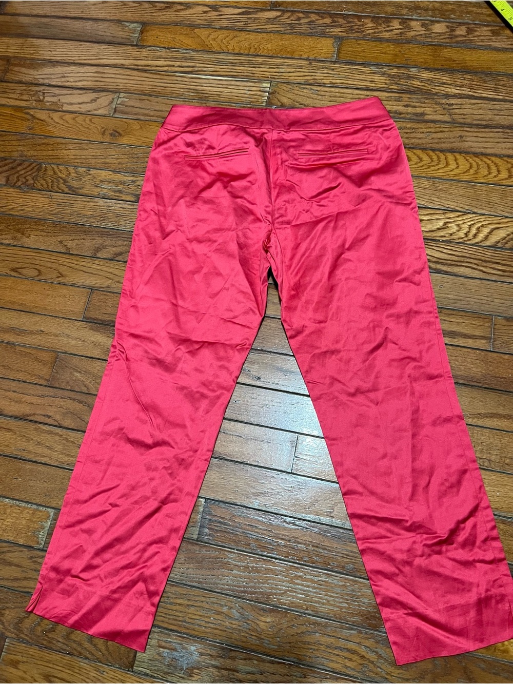 Ann Taylor Petite Coral-Pink Pants - Picture 2 of 6